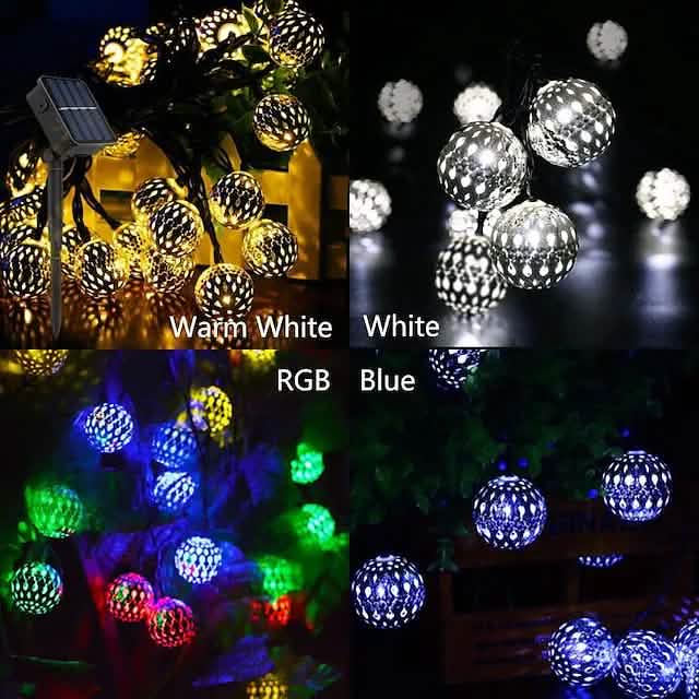 LED Outdoor Solar String Lights | String & Fairy Lights | Wiccan Center