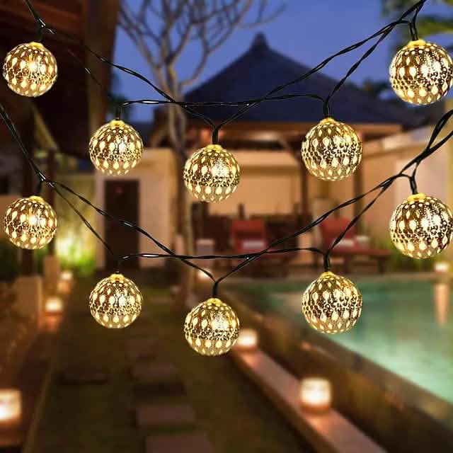 LED Outdoor Solar String Lights | String & Fairy Lights | Wiccan Center
