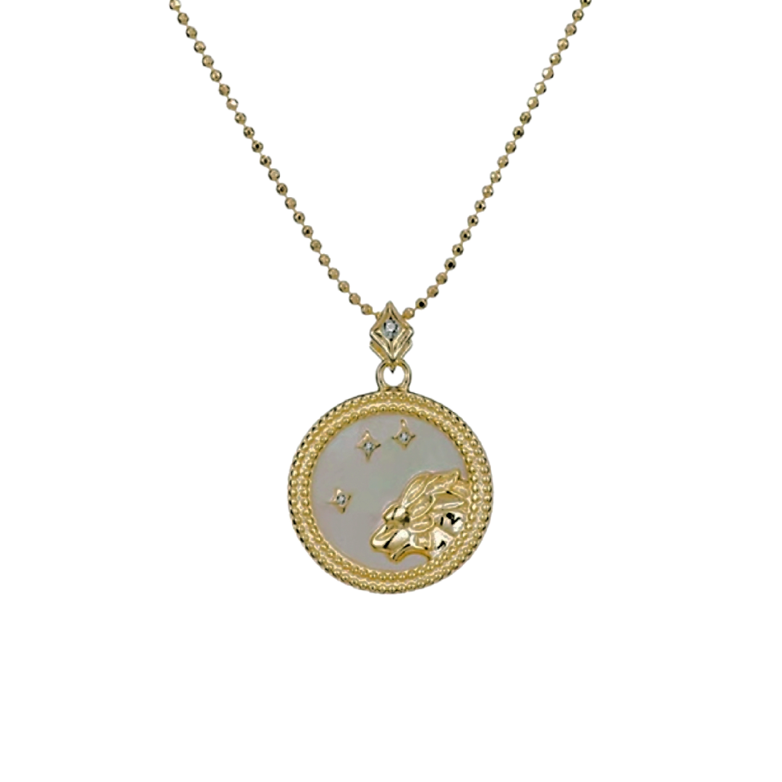 Pearl Zodiac Necklace