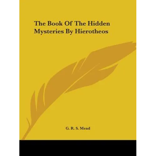 The Book Of The Hidden Mysteries By Hierotheos - Paperback | Books | Wiccan Center