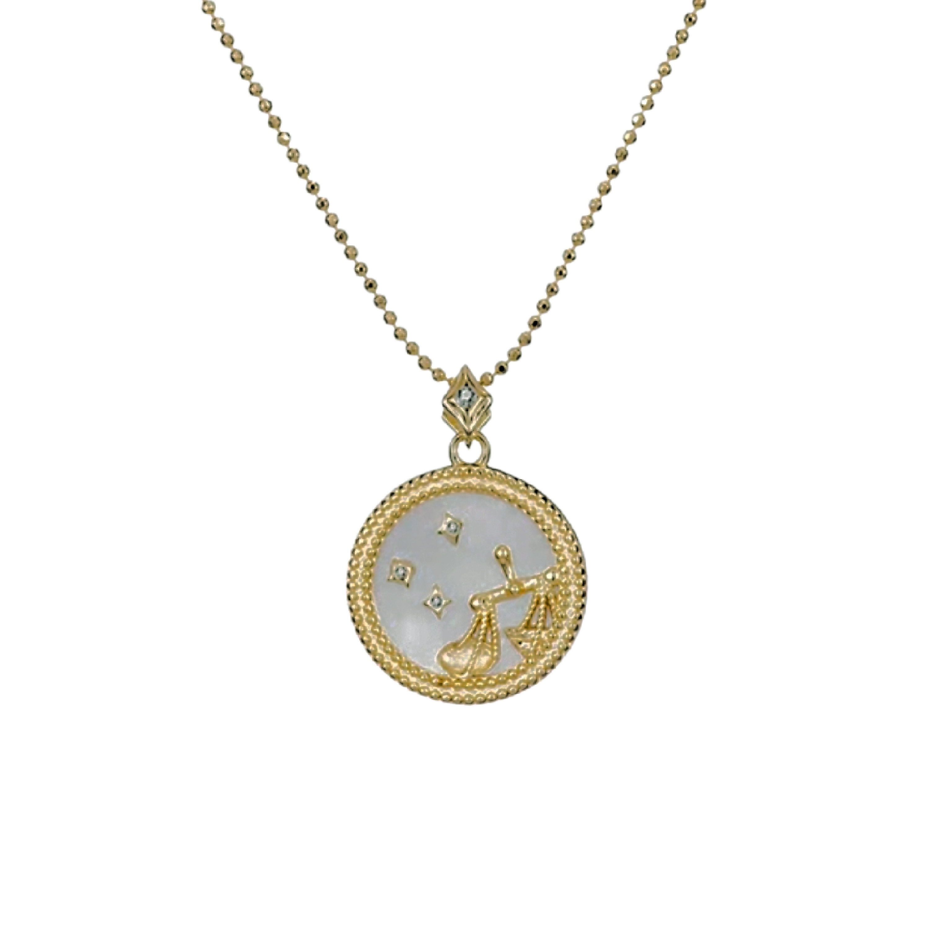 Pearl Zodiac Necklace