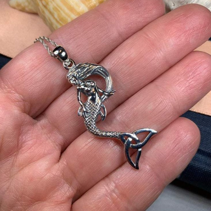Celtic Trinity Knot Mermaid Necklace | Pendant | Wiccan Center