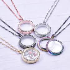 Floating Locket Necklace w/ Assorted Charm Pack | Jewelry-Necklace | Wiccan Center