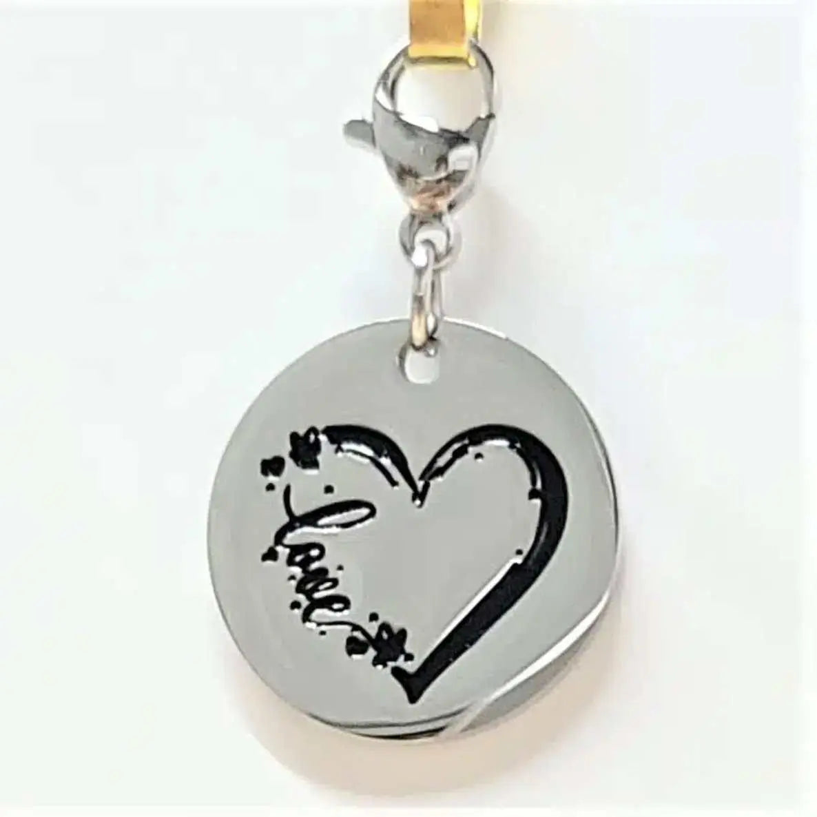 Love Heart Charm Stainless | Shop All | Wiccan Center