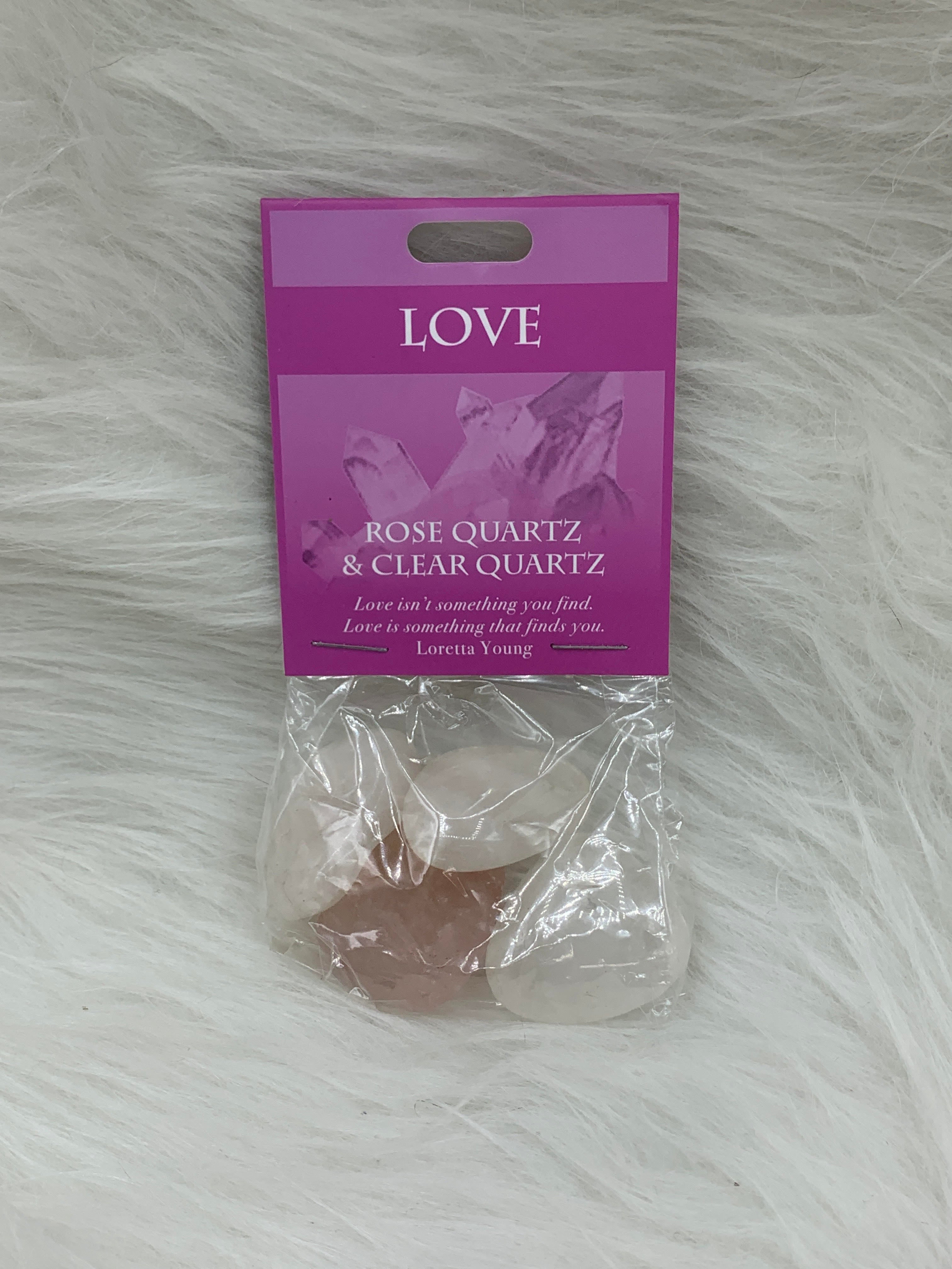 Love - Rose/Clear Quartz | Gemstone | Wiccan Center