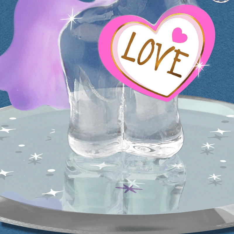 "Love" Glass Unicorn Figurine