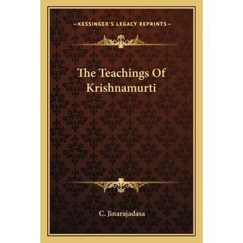 The Teachings Of Krishnamurti - Paperback | Books | Wiccan Center