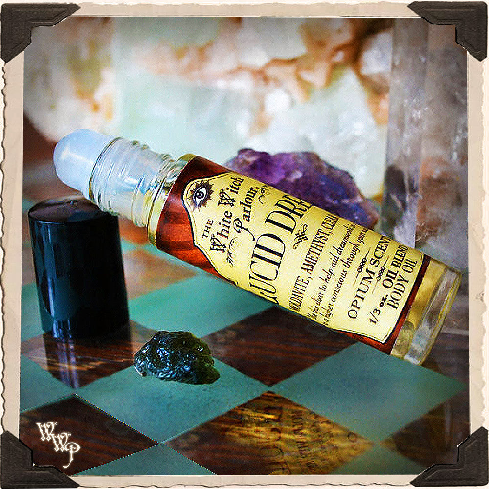 LUCID DREAM Elixir 1/3oz. BODY OIL Rollon. For Dreamwork & Subconscious Awakening. | aromatherapy, perfume, oils | Wiccan Center