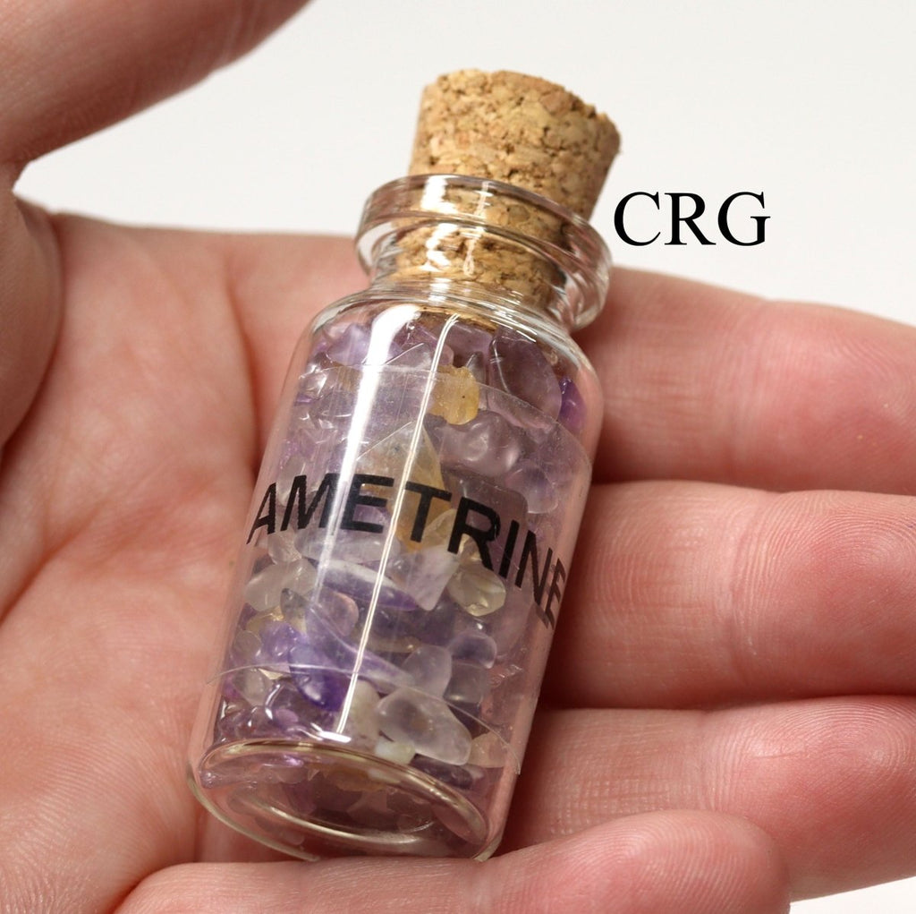 LUCKY SET - Assorted Gemstone Chip Bottles / 15 PC