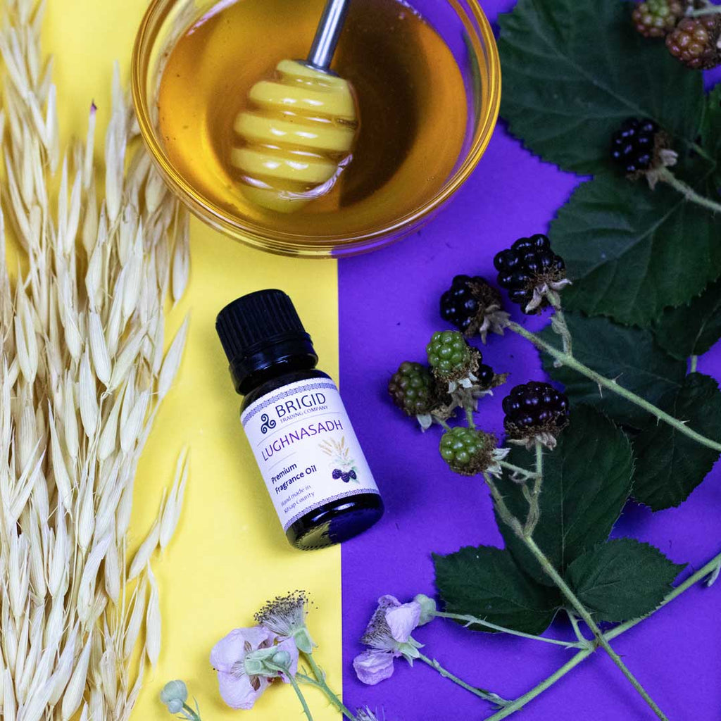 Lughnasadh Natural Fragrance Roller - Blackberry Oats & Honey | perfume | Wiccan Center