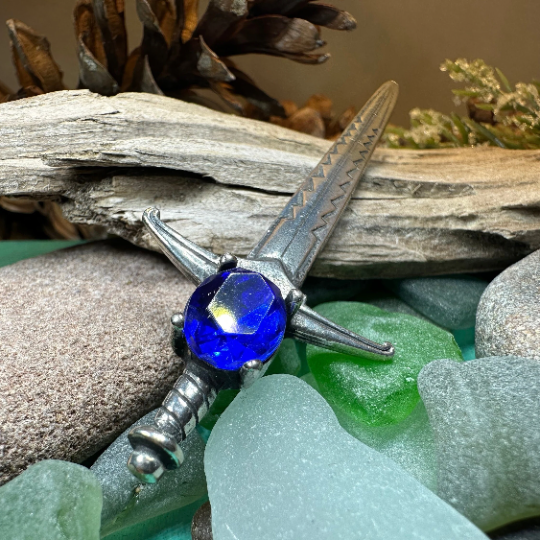 Warrior Crystal Kilt Pin