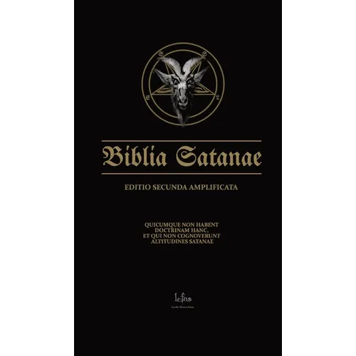 Biblia Satanae ESA: Traditional Satanic Bible Enhanced - Hardcover | Books | Wiccan Center