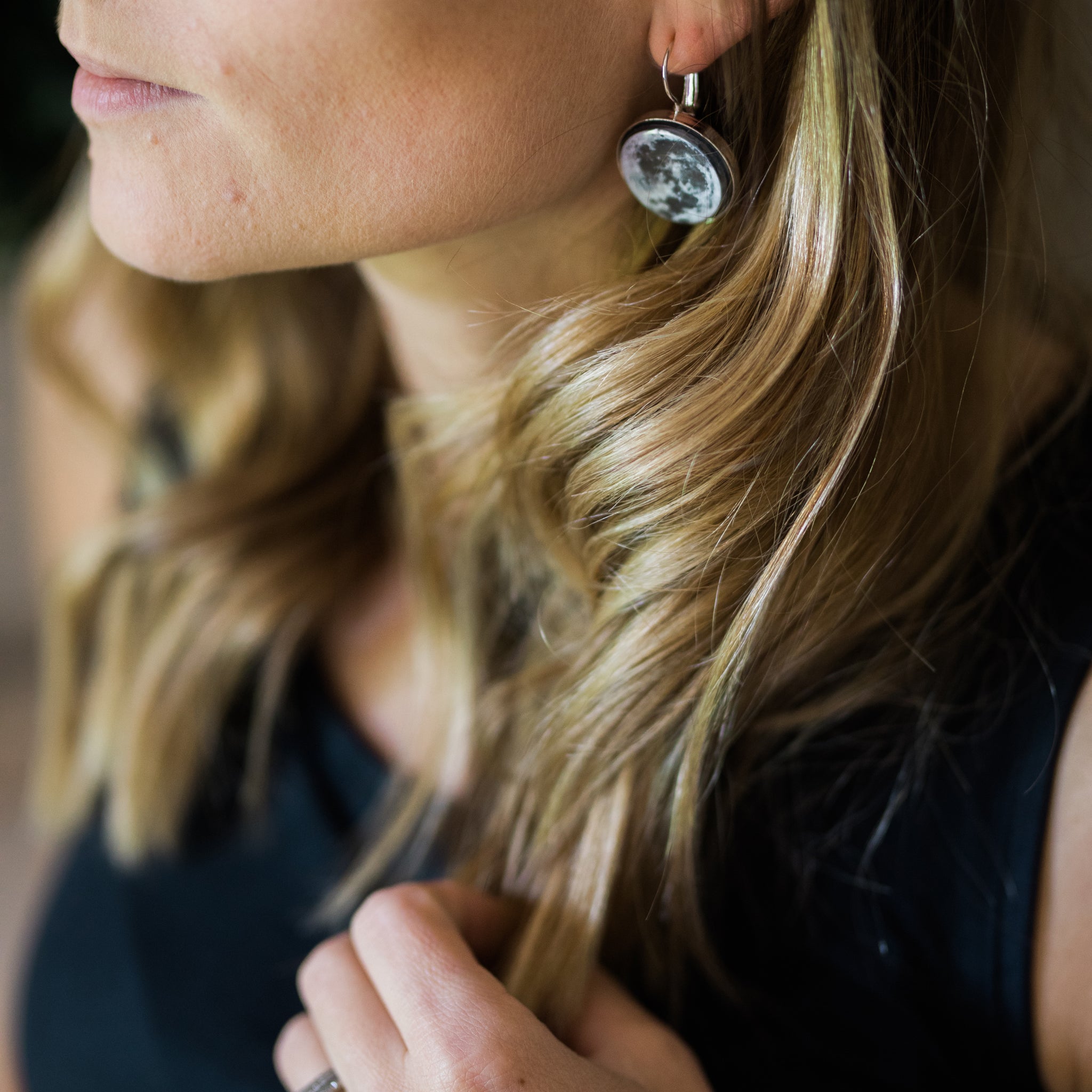 Interchangeable Moon Phase Earrings | Earrings | Wiccan Center
