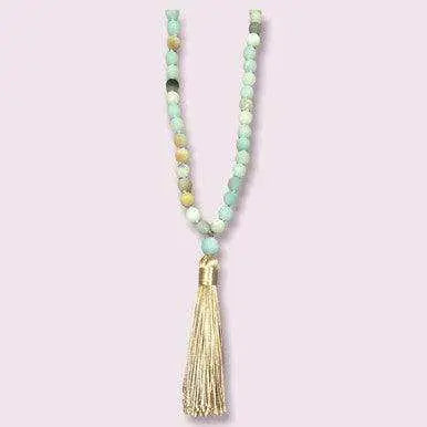 Mala Necklace: Amazonite | Chains and Necklaces | Wiccan Center