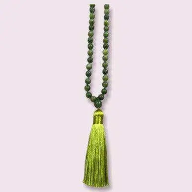Mala Necklace: Nephrite Jade | Chains and Necklaces | Wiccan Center