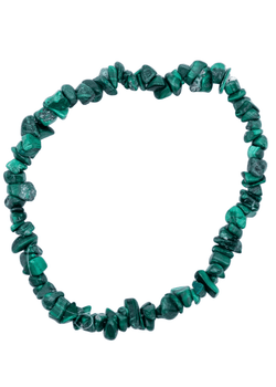 Malachite Chip Stretch Bracelet | bracelets | Wiccan Center