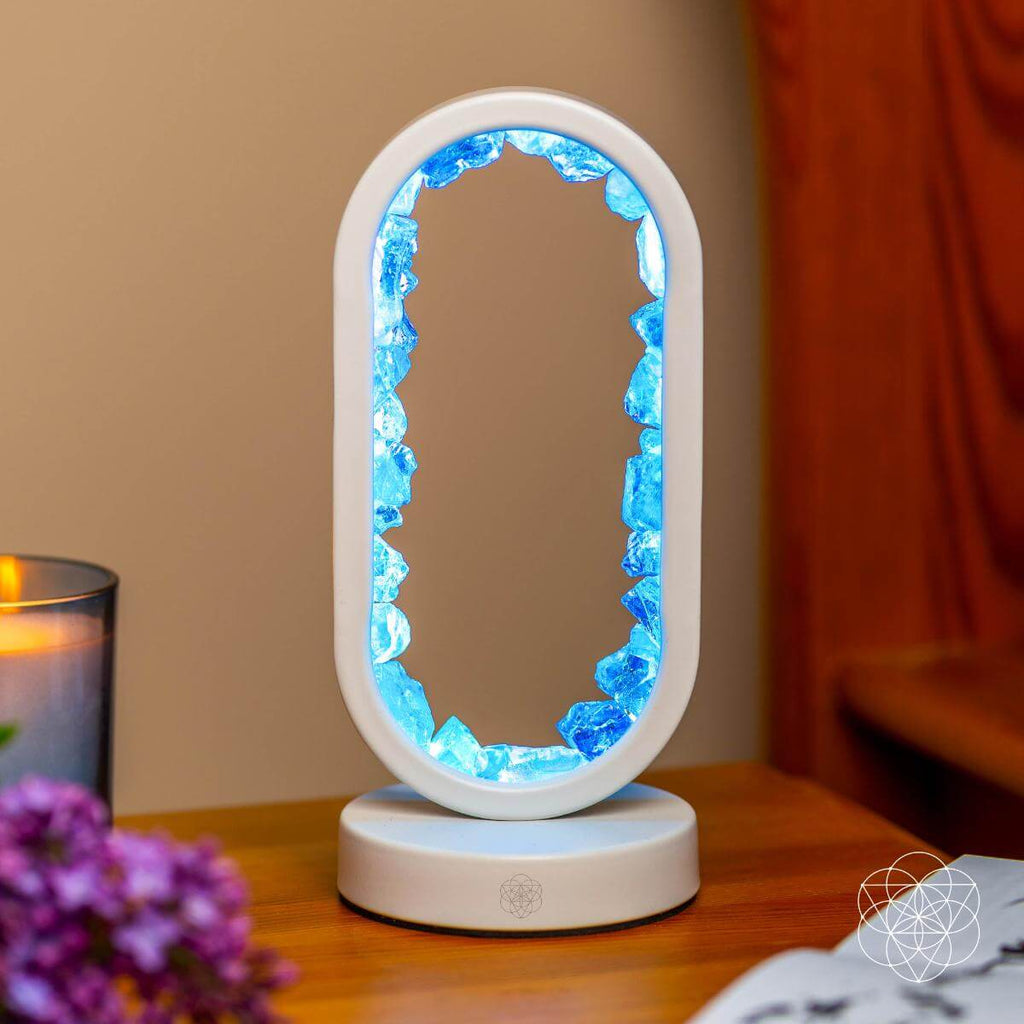 Manifest Success - Clear Quartz Lamp of Achievement | Night Light | Wiccan Center