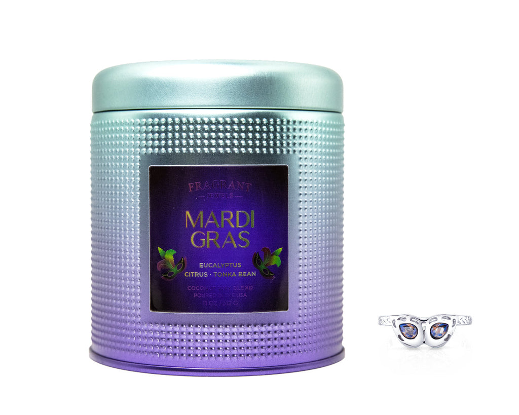 Mardi Gras - Carnival Collection - Jewel Candle | Jewel Candle | Wiccan Center