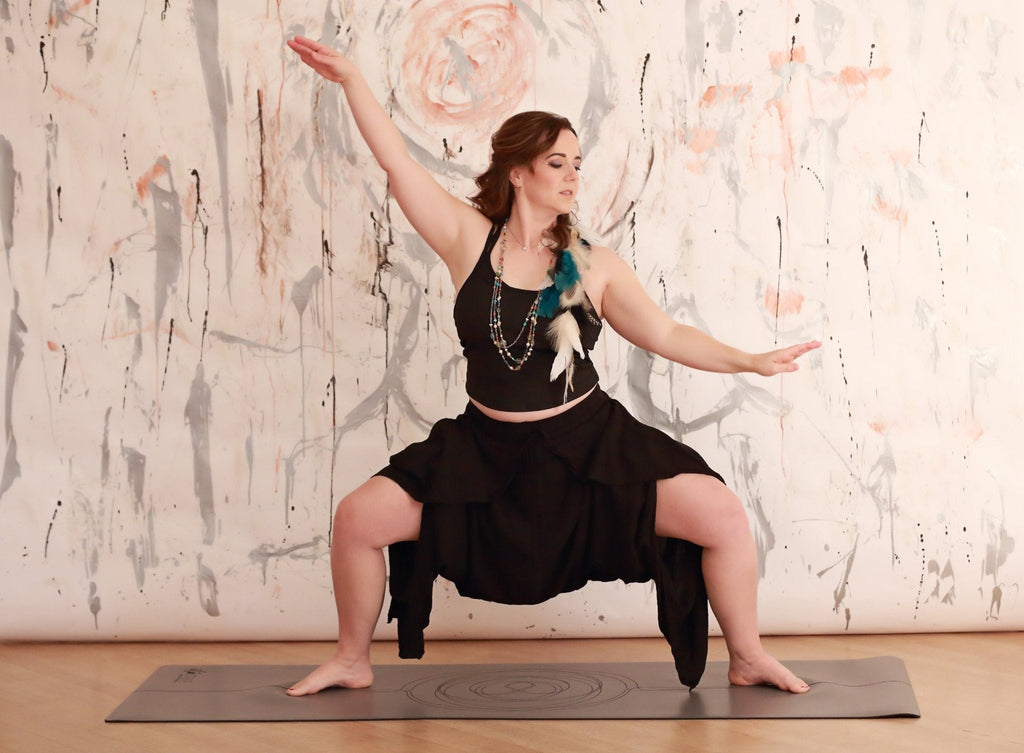 Jūti Pro Mat | Yoga Mat - Hand Painted | Wiccan Center