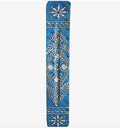 Wooden Incense Stick Ash Catcher (11 in.) - Mediterranean Blue | Incense Burners | Wiccan Center