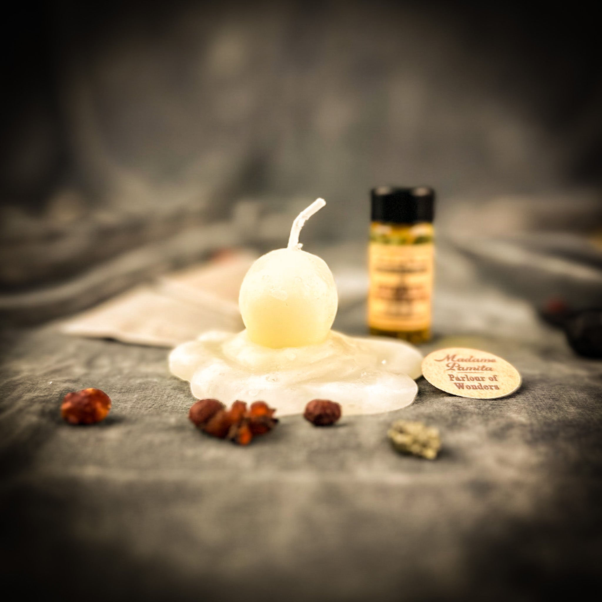 Melting Snowman Cleansing Candle Spell Kit - Release & Transformation Magic | Candle Spell Kit | Wiccan Center