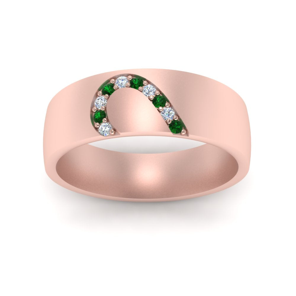 Mens Anniversary Band With Diamonds