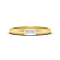 Mens Baguette Diamond Engagement Ring