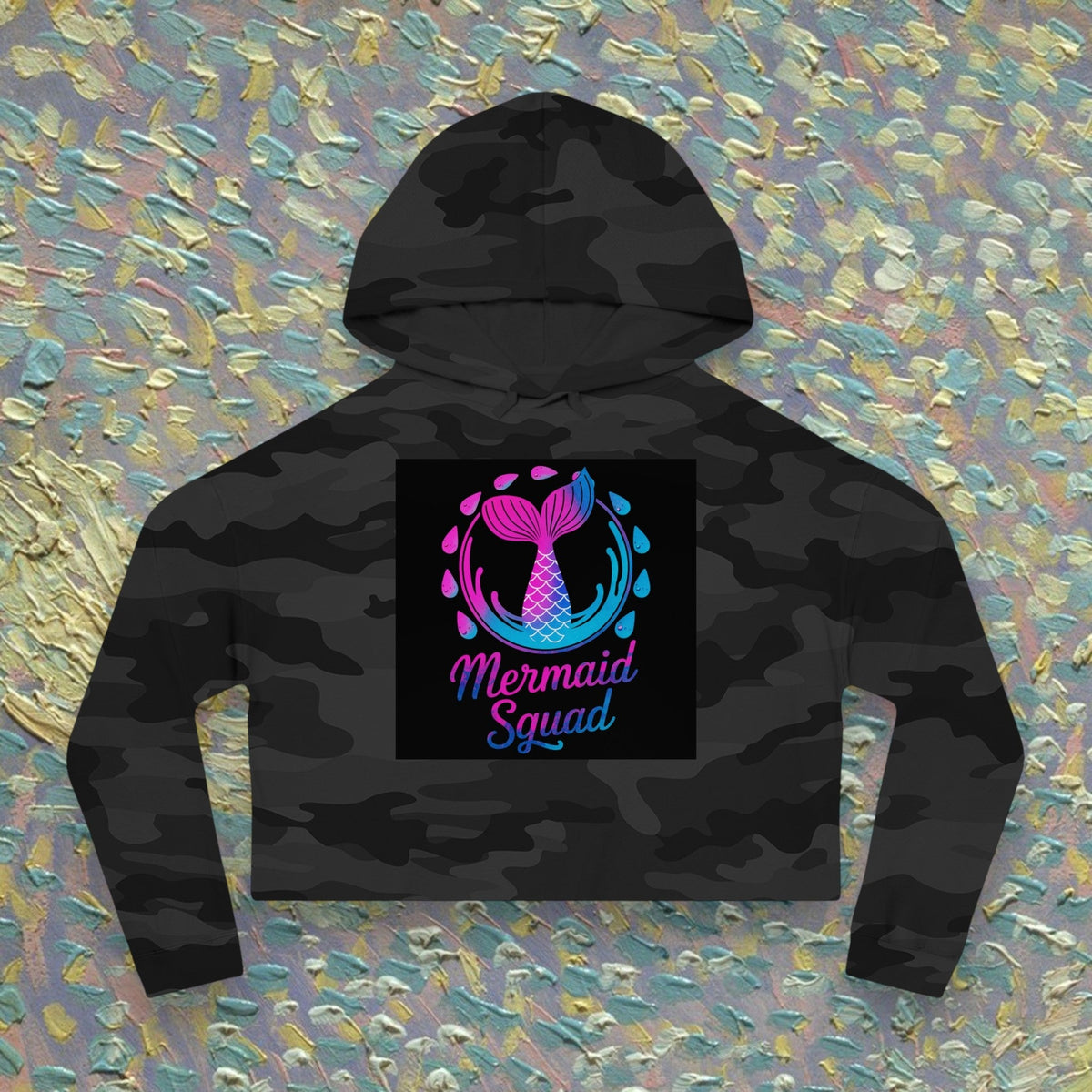 Mermaid Squad Cropped Hoodie