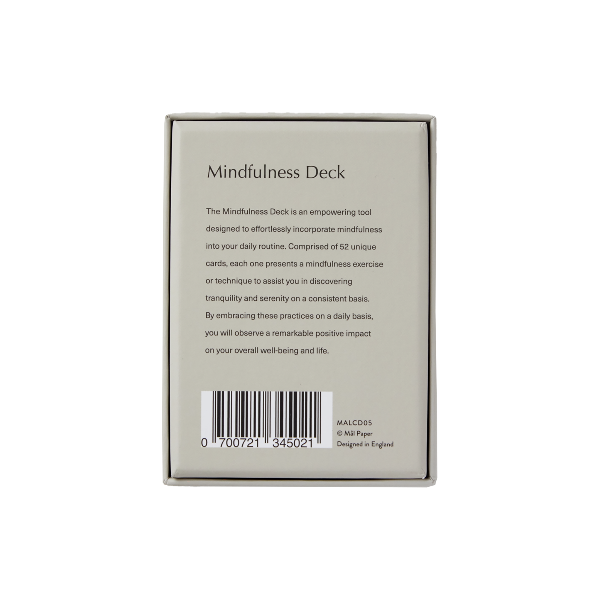 Mindfulness Meditation Card Deck