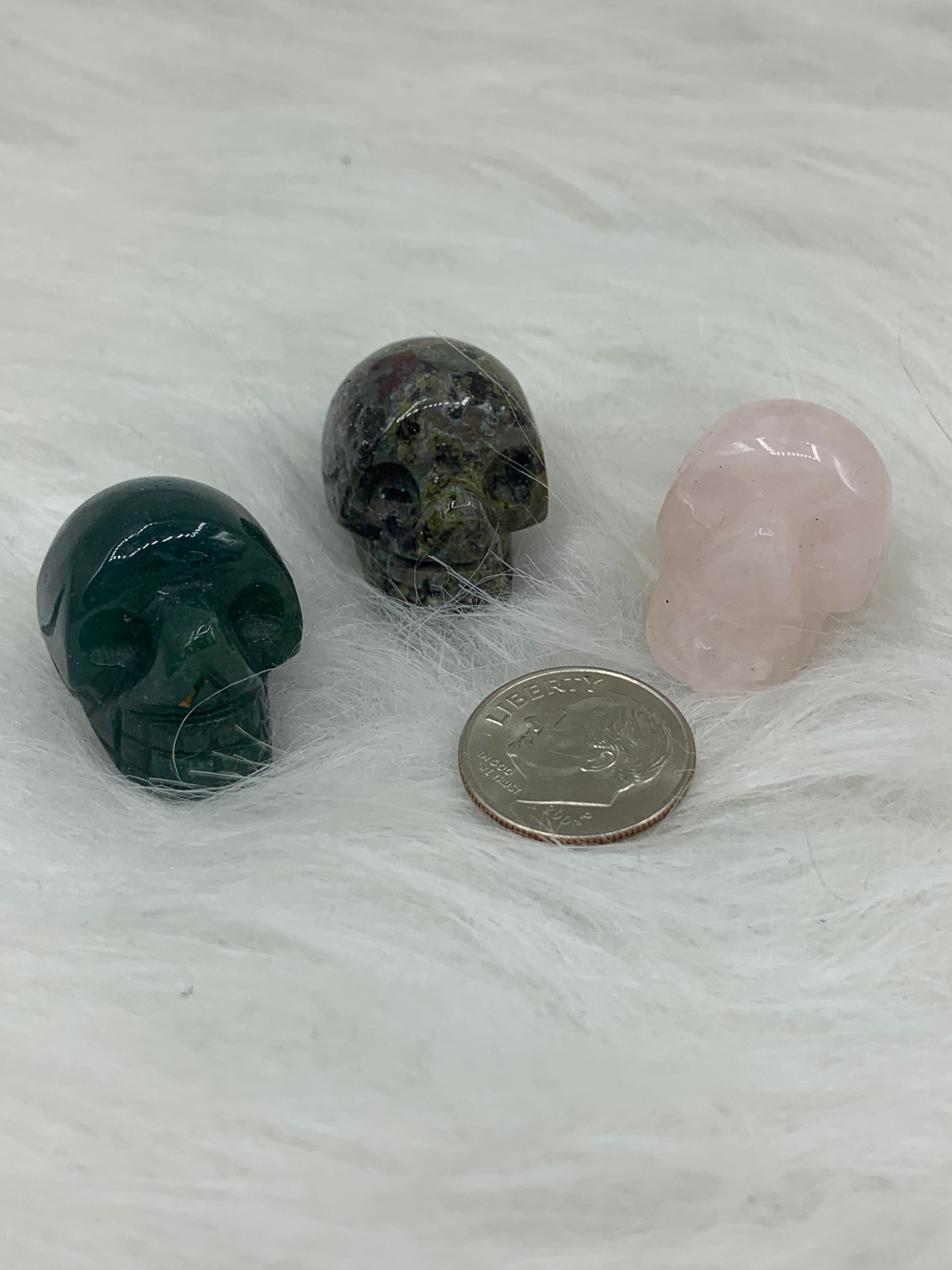 Mini Assorted Skull | Gemstone | Wiccan Center