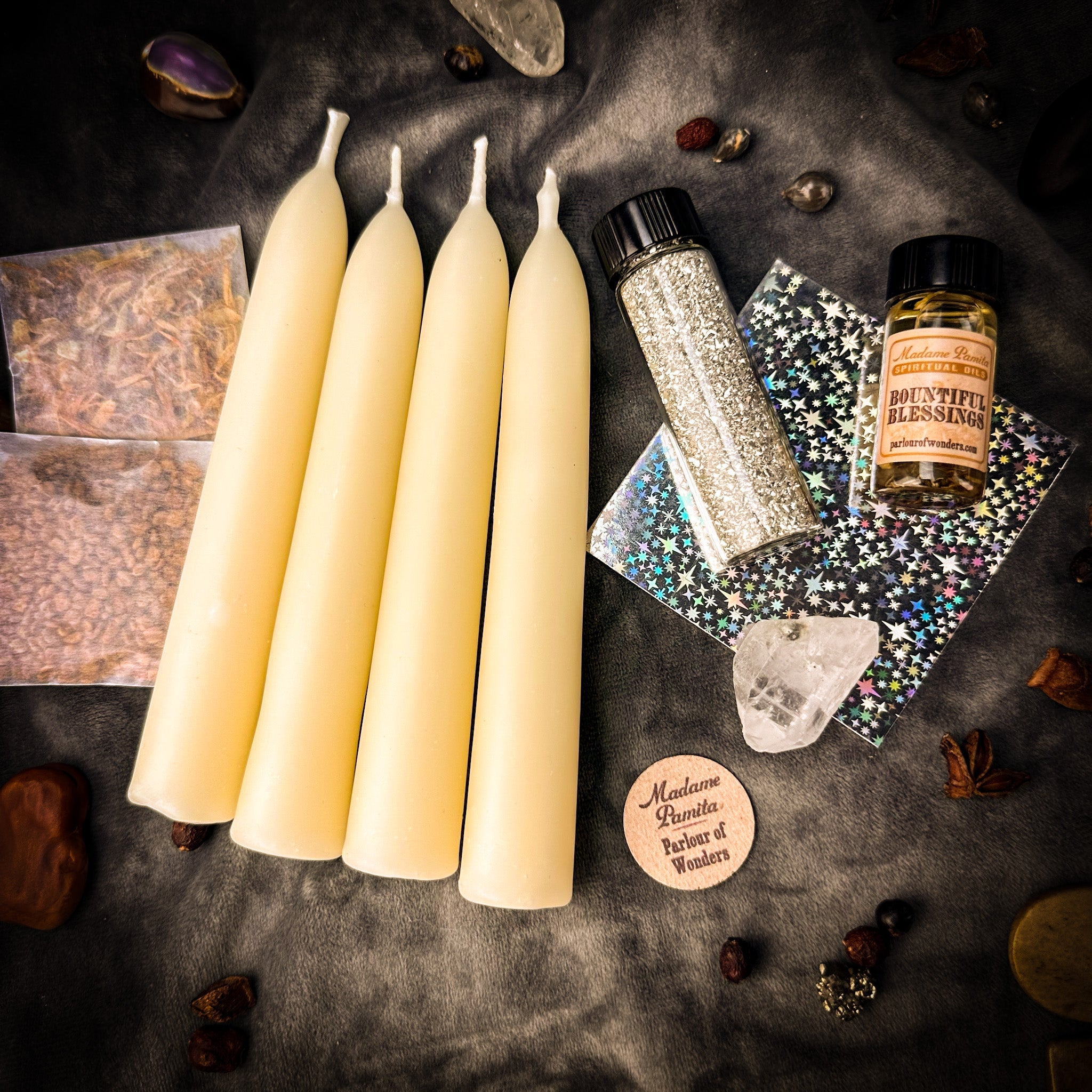 Miracles Candle Spell Booster Pack - Add Divine Blessings to Any Candle Spell Kit | Candle Spell Booster Pack | Wiccan Center