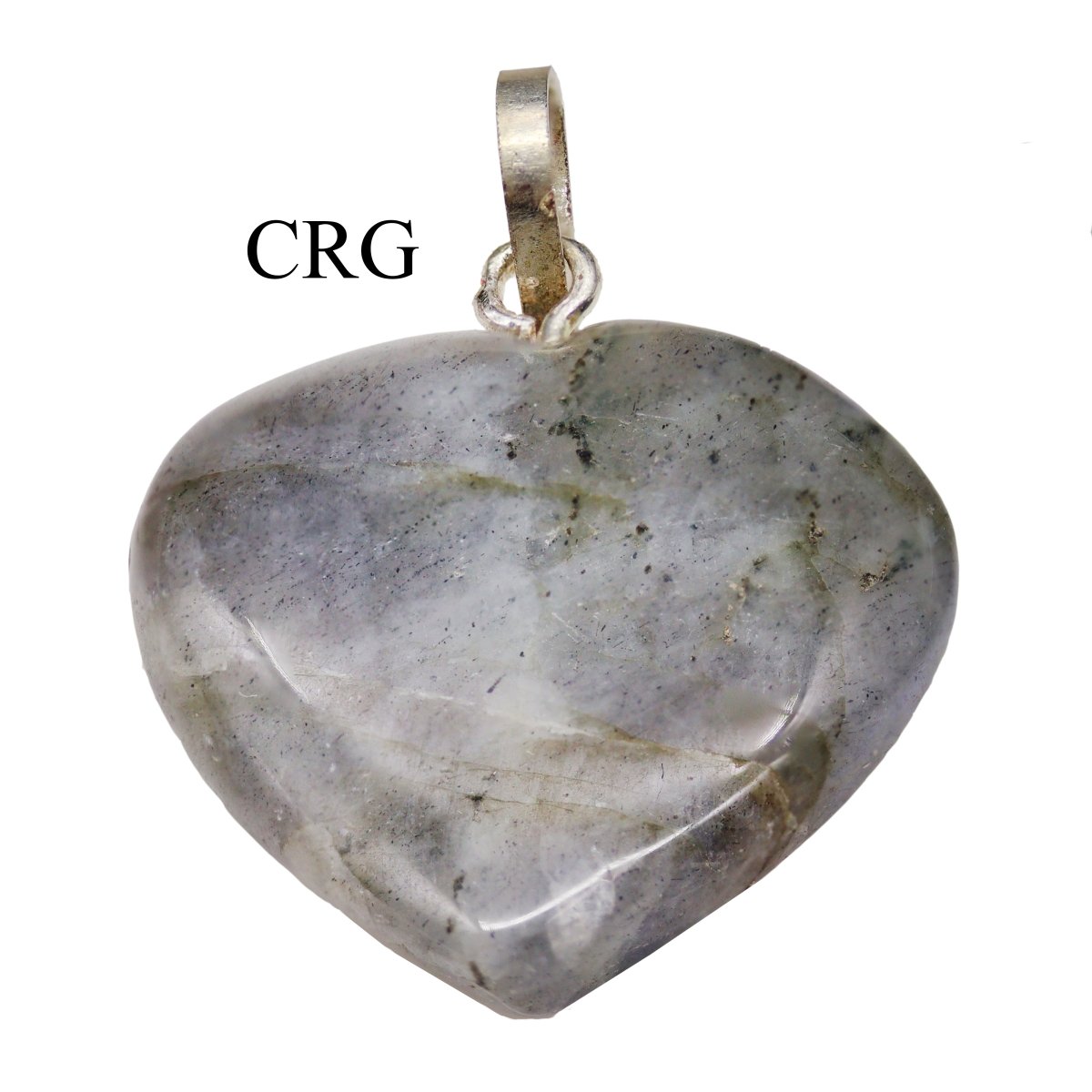 Mixed Gemstone Heart Pendants with Silver and Gold Bails (20 Pieces) Size 0.5 to 1 Inch