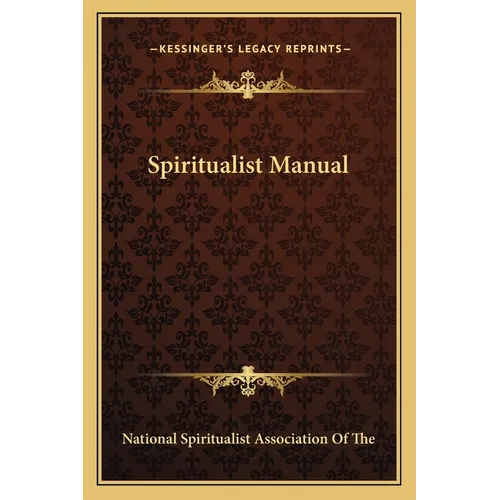 Spiritualist Manual - Paperback | Books | Wiccan Center