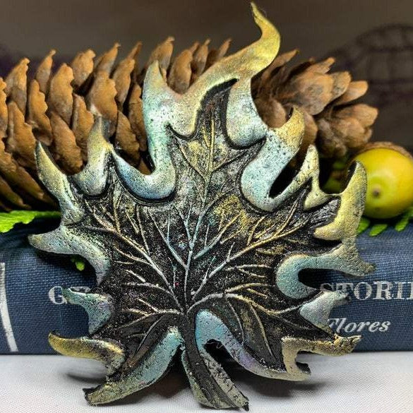 Autumn Delight Maple Leaf Pin | Brooch | Wiccan Center