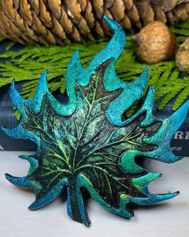 Autumn Delight Maple Leaf Pin | Brooch | Wiccan Center