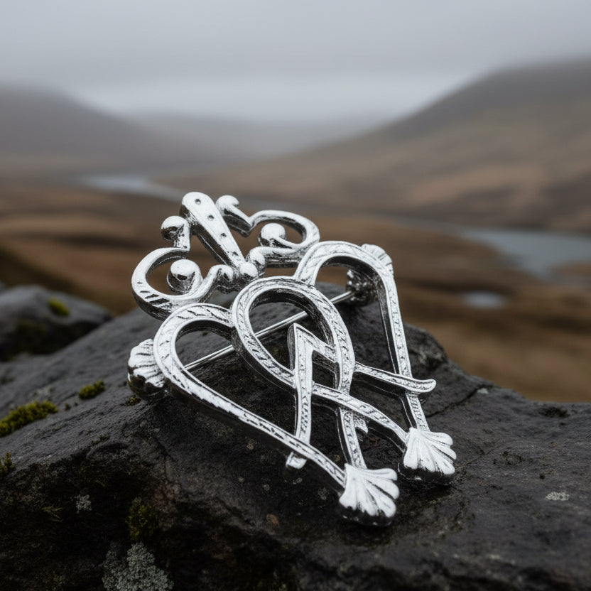Murtagh Luckenbooth Brooch - Handmade in Scotland | Brooch | Wiccan Center