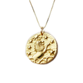 Lion's Mane Coin Necklace