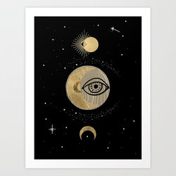 Moonlight Art Print | Posters, Prints, & Visual Artwork | Wiccan Center