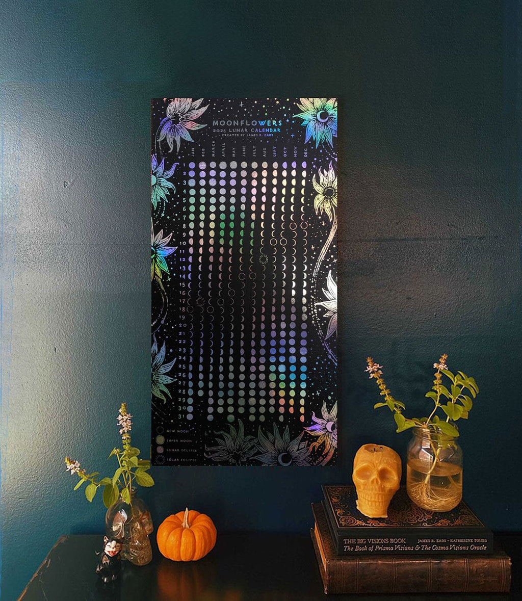 Moonflowers 2026 Lunar Calendar | Print | Wiccan Center