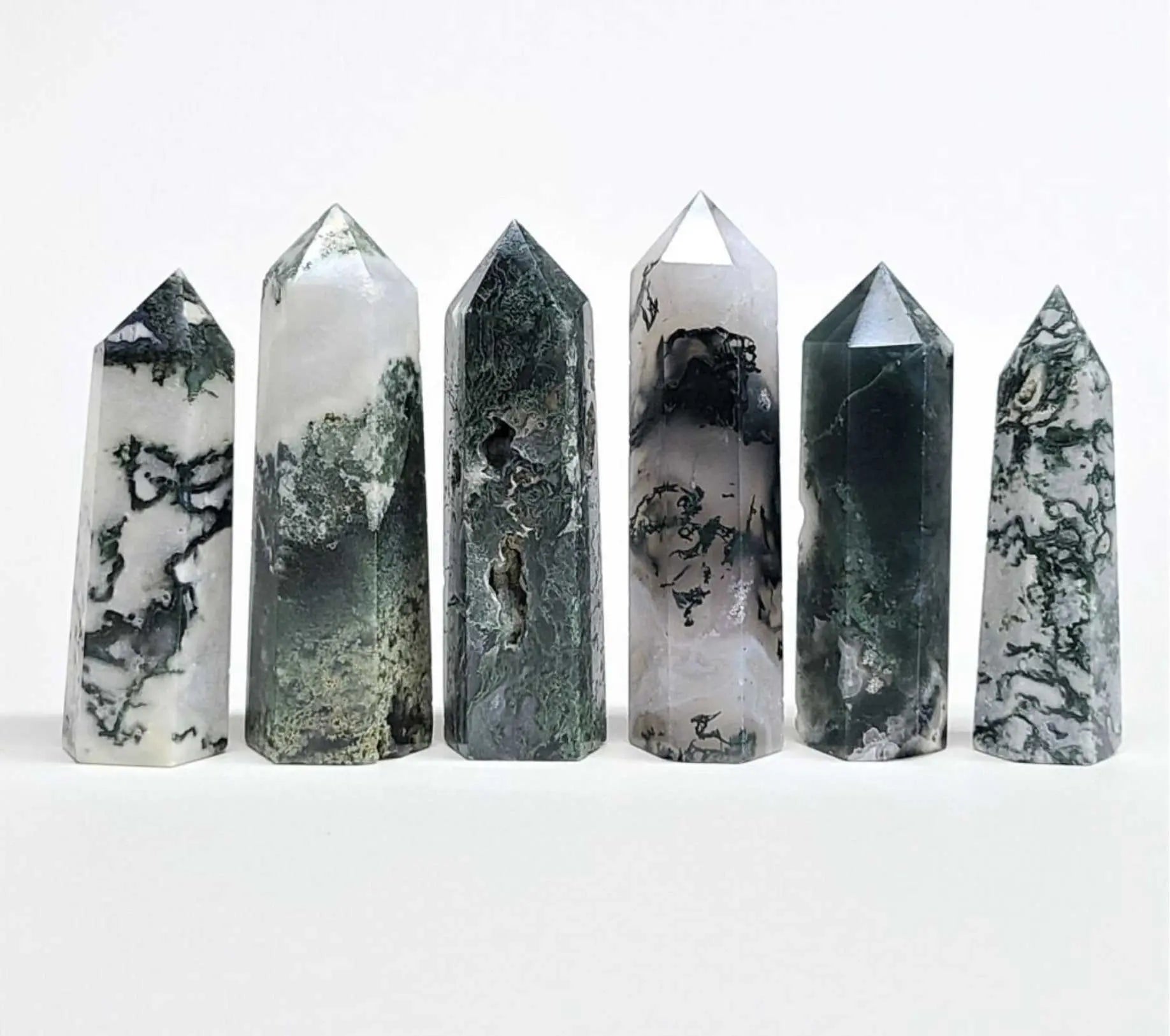 Moss Agate Destiny Tower | All Crystals | Wiccan Center