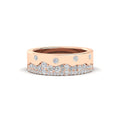 Mountain Stone Mens Wedding Ring