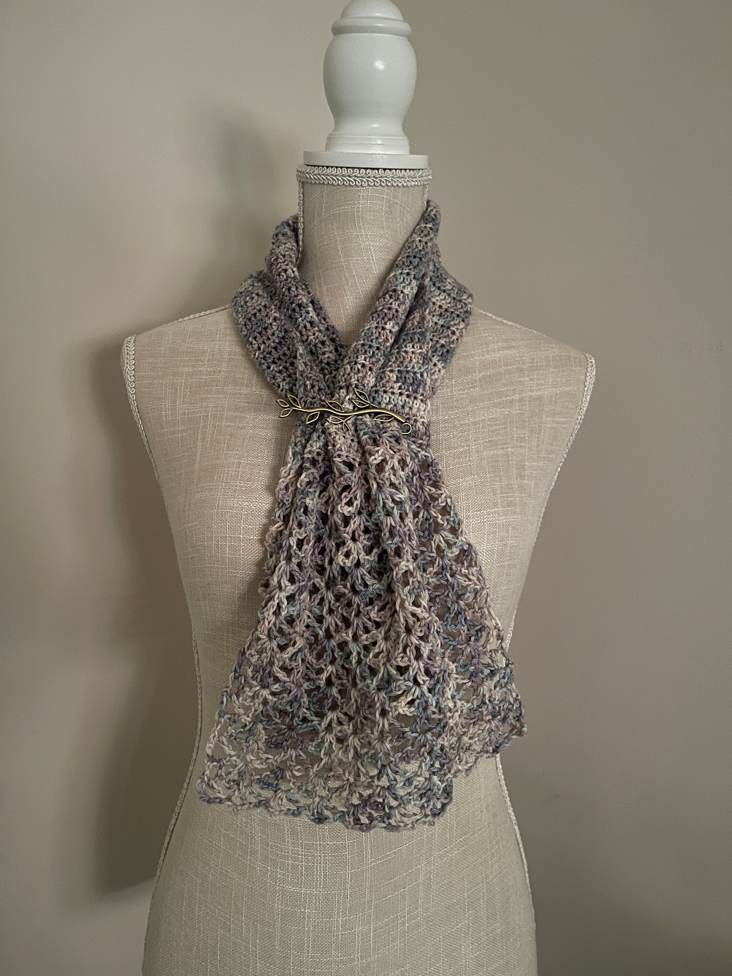French Scarf Crochet Pattern | Needlecraft Patterns | Wiccan Center