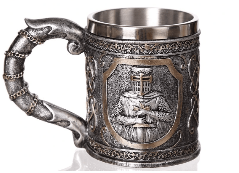 Templar Beer Stainless Steel Mug | Mugs | Wiccan Center