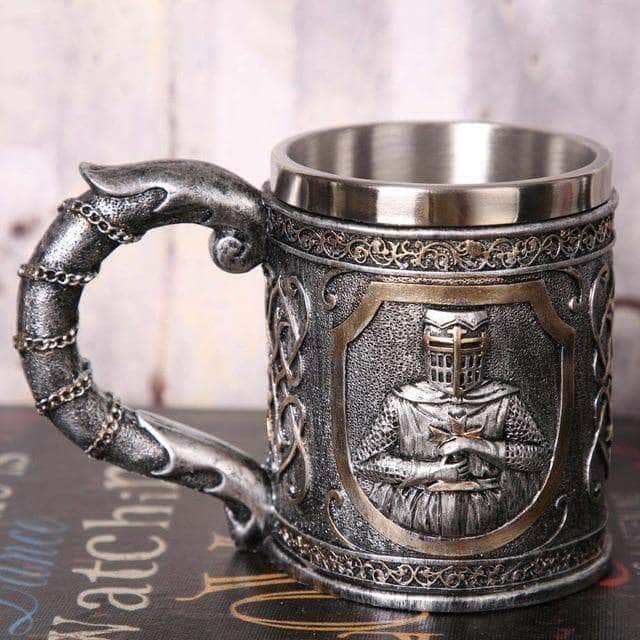 Templar Beer Stainless Steel Mug - Bundles | Mugs | Wiccan Center