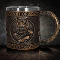 Viking Nordic Thor Stainless Steel Mug | Mugs | Wiccan Center