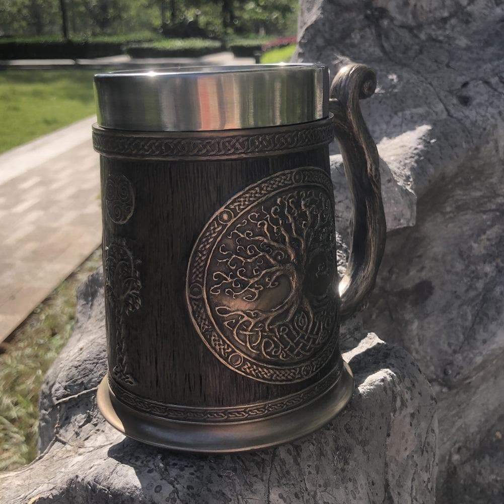 Viking Yggdrasil Tree of Life Tankard Mug | Mugs | Wiccan Center
