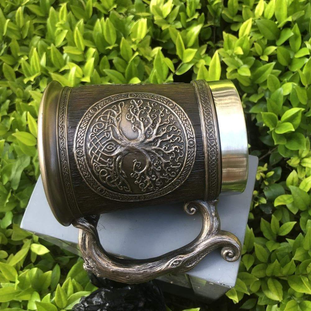 Viking Yggdrasil Tree of Life Tankard Mug | Mugs | Wiccan Center