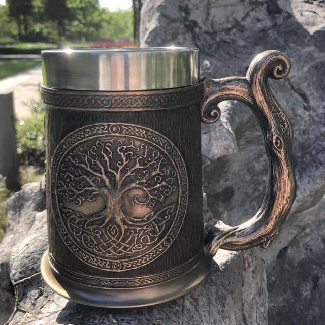 Viking Yggdrasil Tree of Life Tankard Mug | Mugs | Wiccan Center