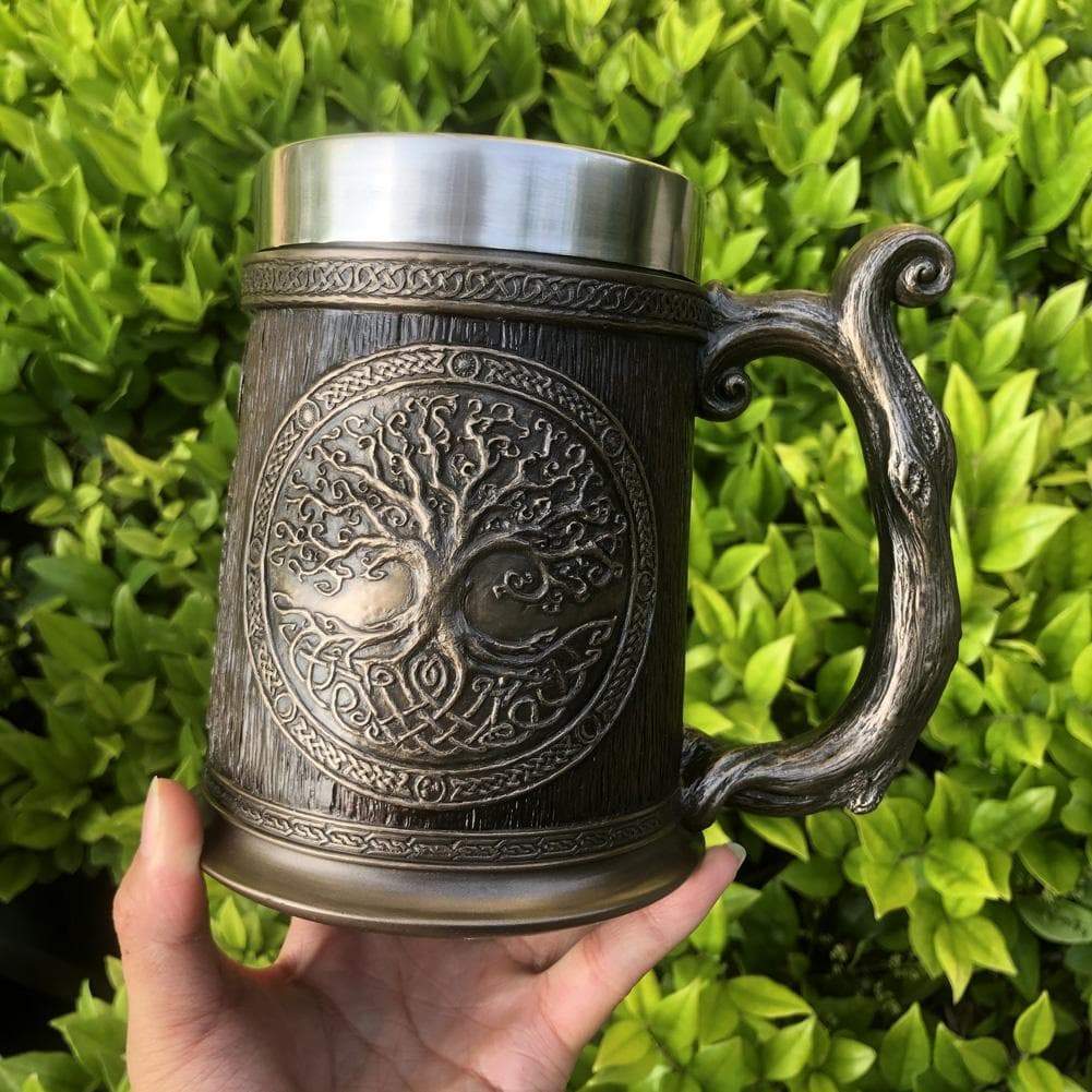 Viking Yggdrasil Tree of Life Tankard Mug | Mugs | Wiccan Center
