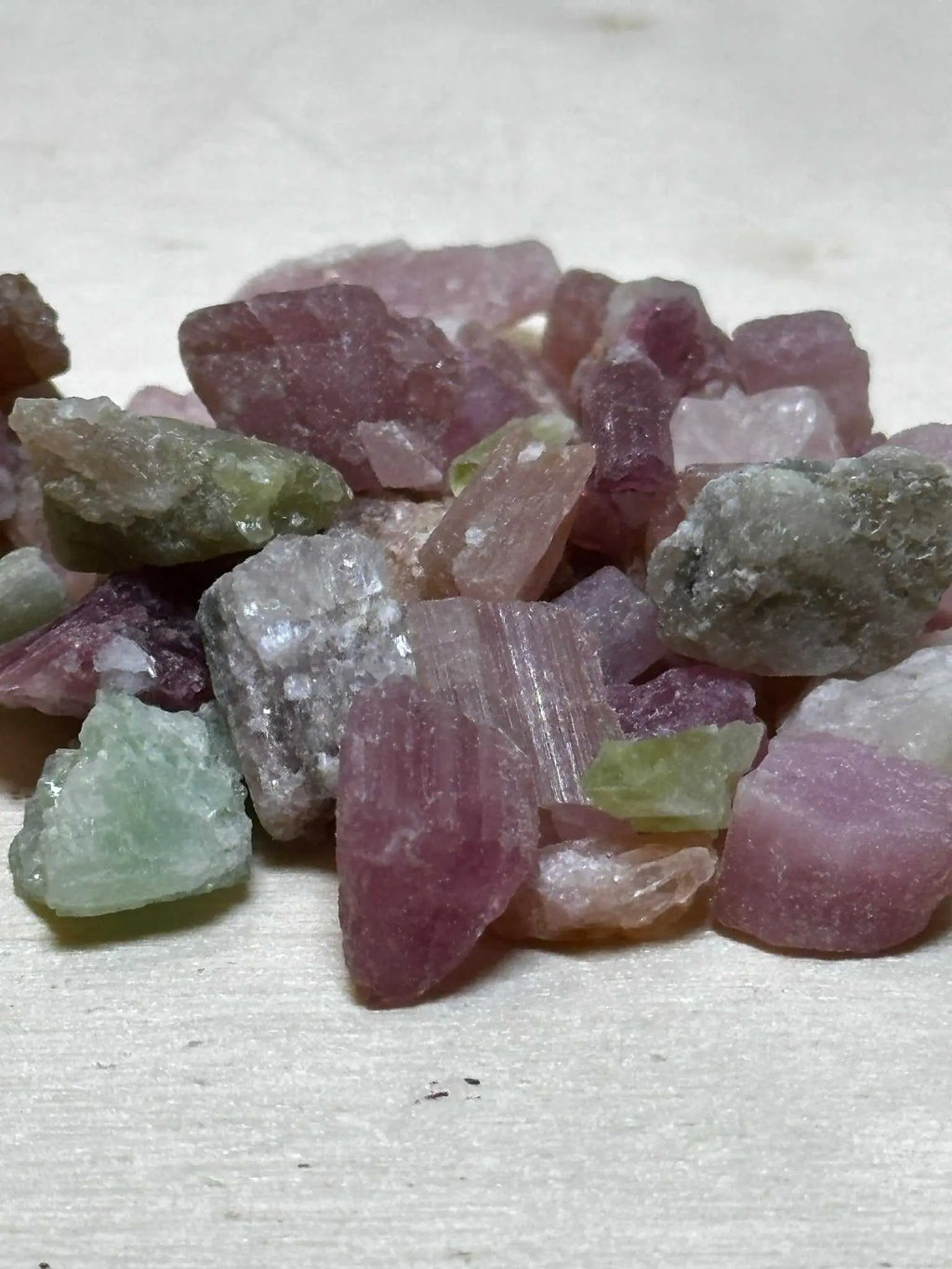 Multi Colored Tourmaline Shards | Rough Stones | Wiccan Center